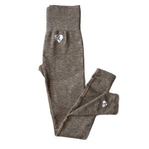 WOMEN’S BEST seamless nude brown high-rise leggings